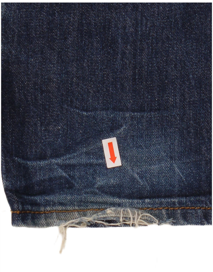 Levi's Masculino 501 Straight Jeans W36 L32 Azul Algodão