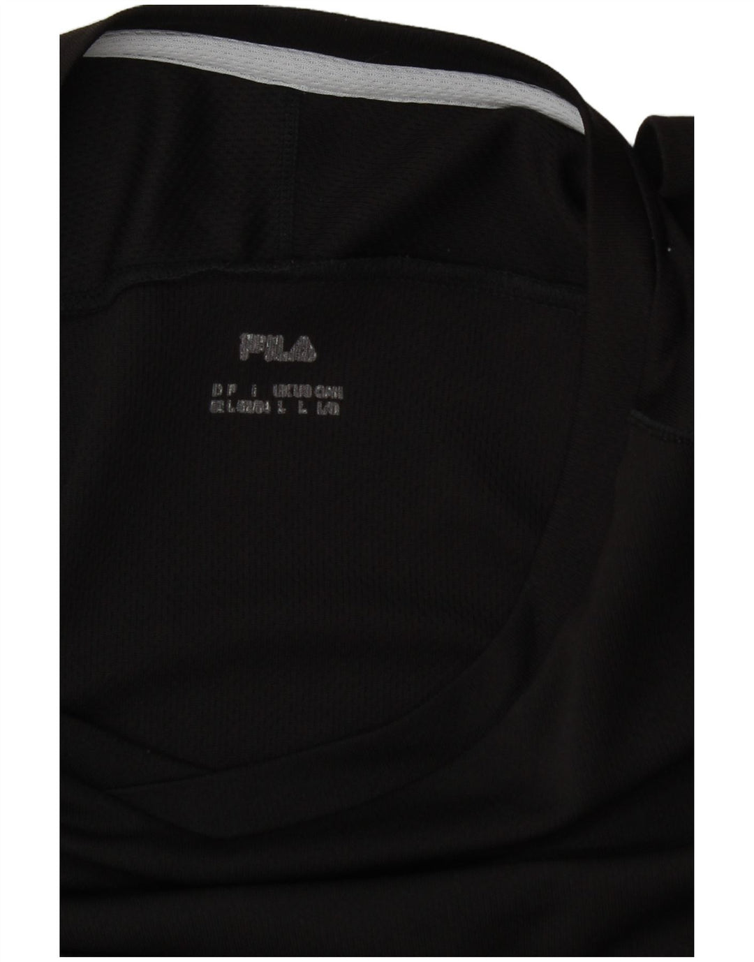 Camiseta masculina Fila Top grande bloco colorido preto