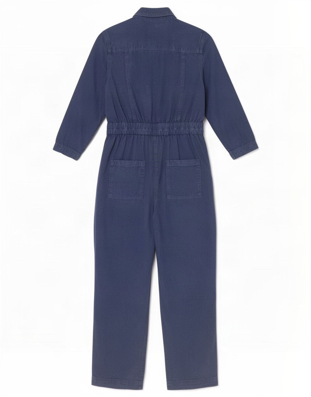 Macacão feminino de manga comprida Marks & Spencer Reino Unido 8 pequeno azul Lyocell