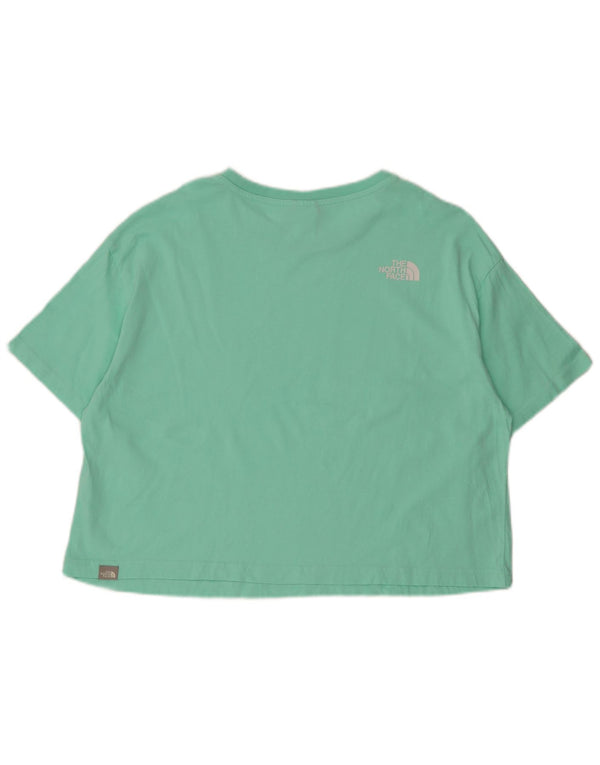 Camiseta feminina The North Face Crop Top UK 18 XL algodão verde