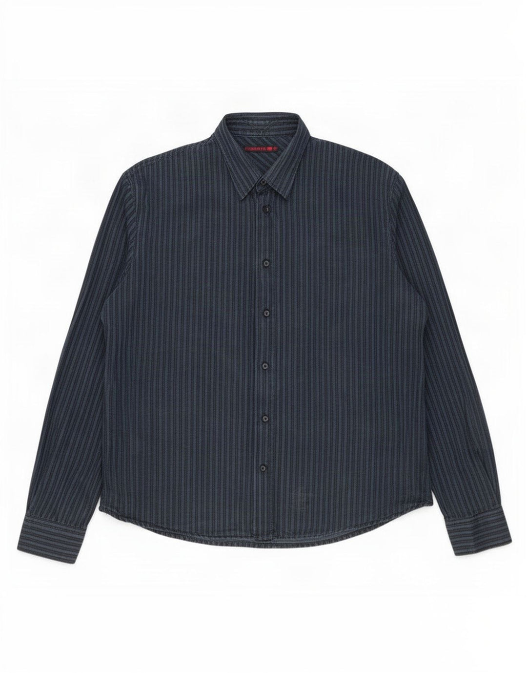 Camisa masculina Levi's 2XL algodão listrado azul marinho
