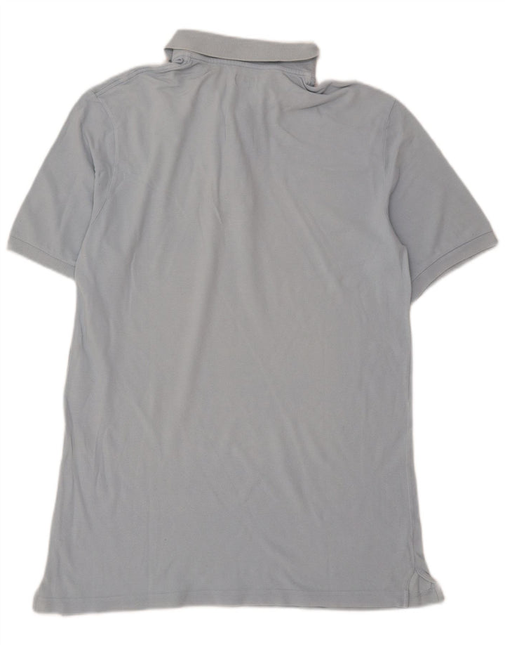 Camisa polo masculina Armani grande algodão azul