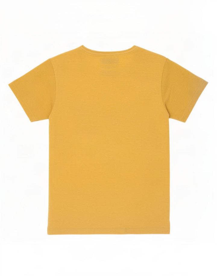 Jack & Jones Camiseta masculina gráfica Top poliéster amarelo médio