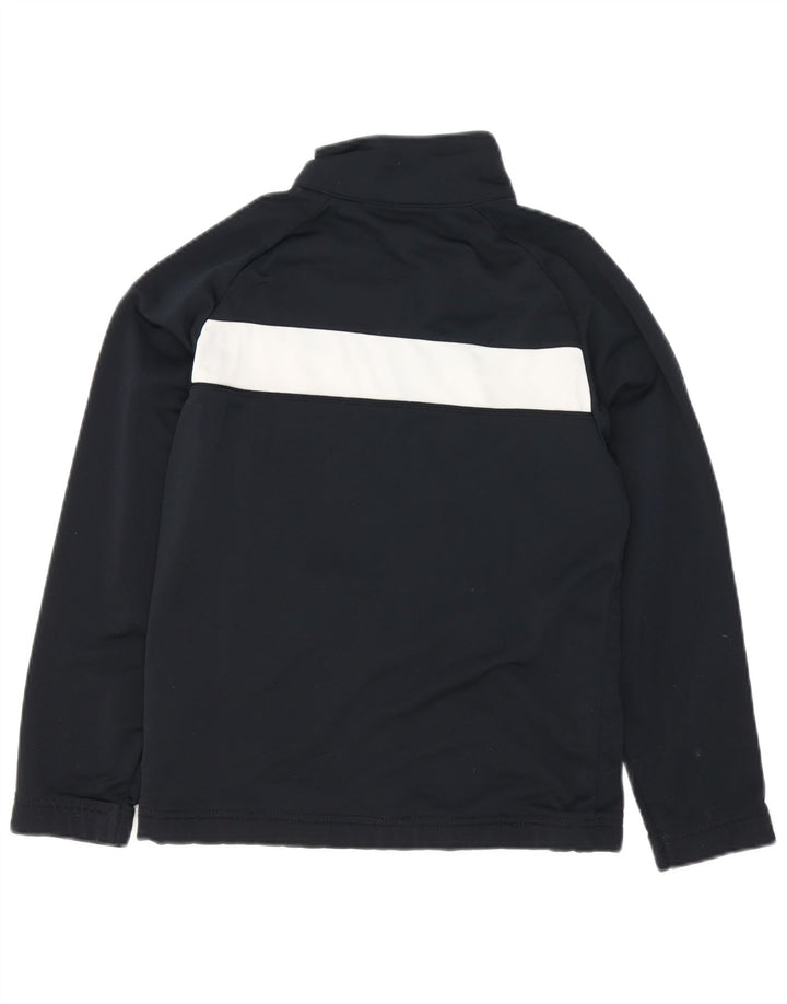 Jaqueta Nike Boys Tracksuit Top 12-13 anos grande bloco colorido preto