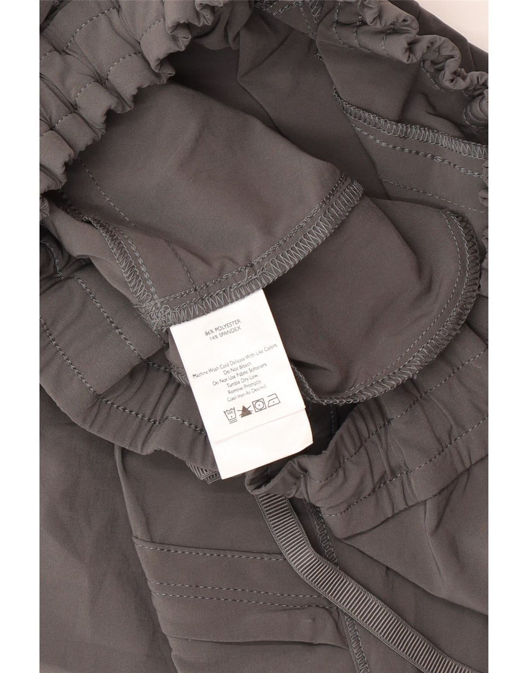 Calça cargo feminina Eddie Bauer média W30 L24 poliéster cinza