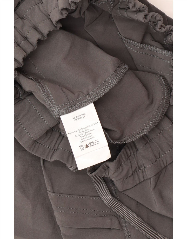Calça cargo feminina Eddie Bauer média W30 L24 poliéster cinza