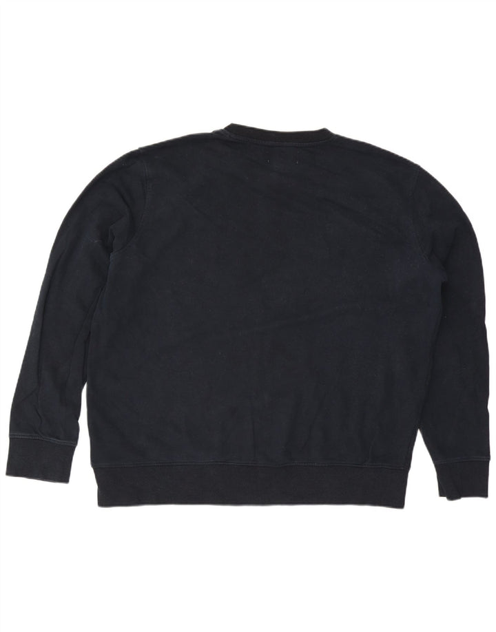 Suéter masculino Marks & Spencer 2XL algodão azul marinho