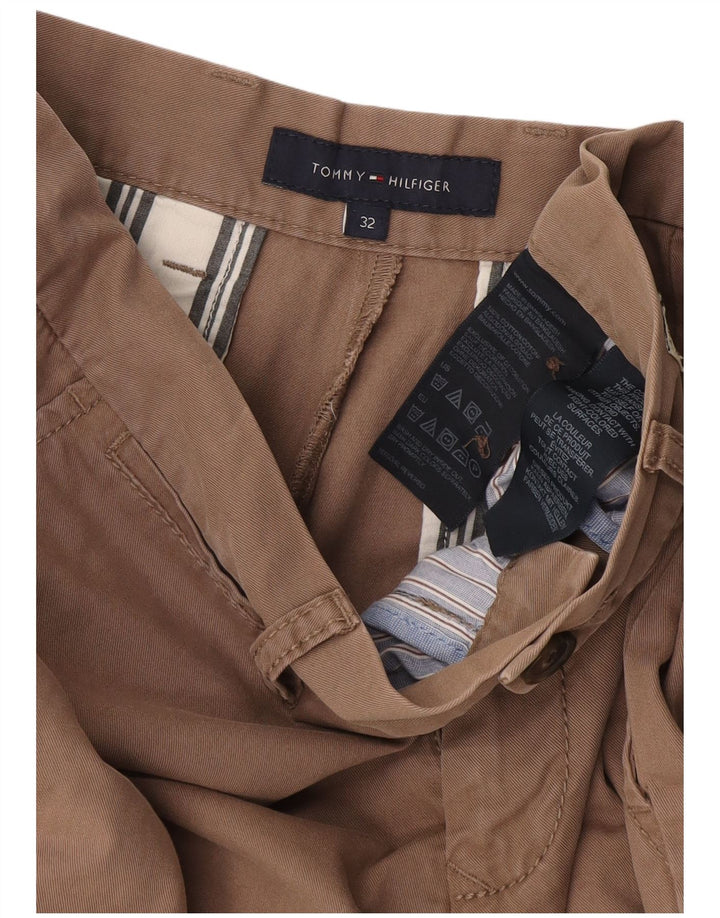 Shorts Chino Masculino Tommy Hilfiger W32 Algodão Bege Médio