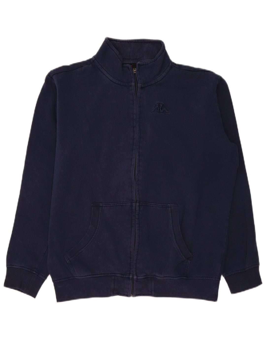 Jaqueta masculina de treino KAPPA grande algodão azul marinho