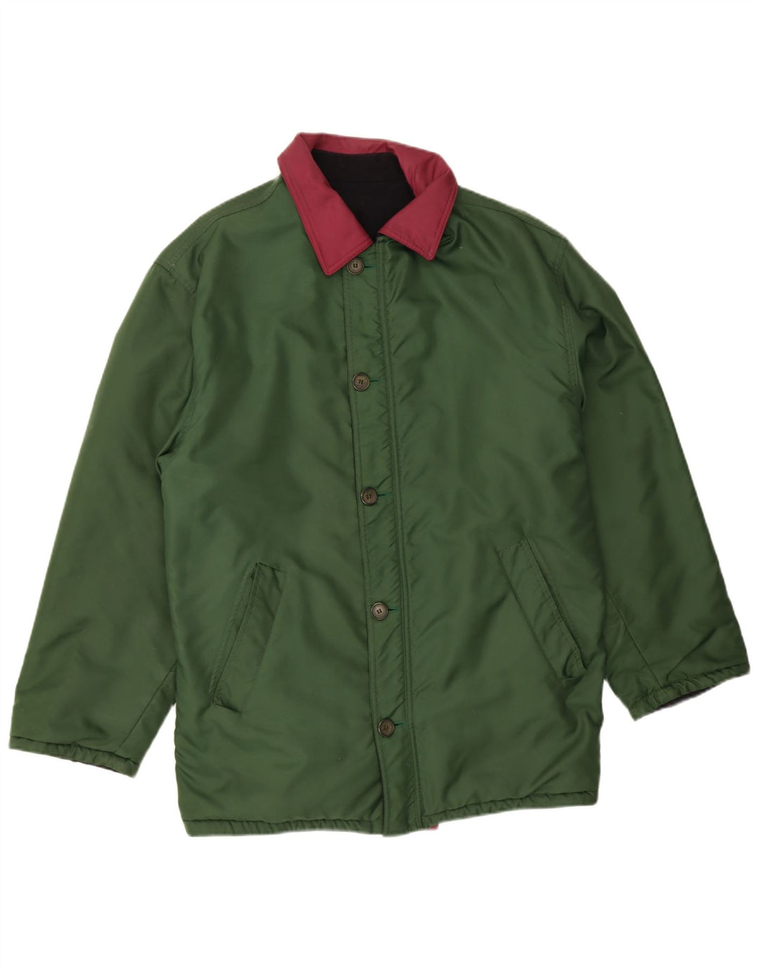 Jaqueta reversível masculina Ivy Oxford UK 40 grande lã azul marinho