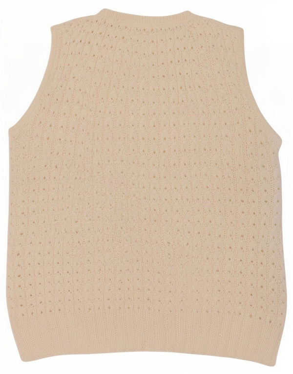 Regata feminina vintage com colete UK 16 grande off white