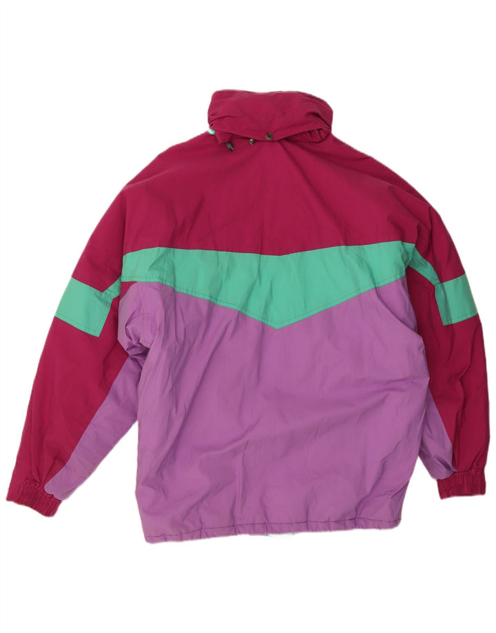 Jaqueta de esqui impermeável Bailo feminina Gore-Tex IT 46 grande bloco colorido rosa