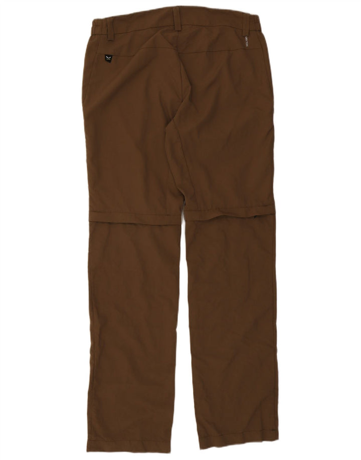 Calça Chino Reta Masculina Vintage Médio W32 L32 Poliamida Marrom