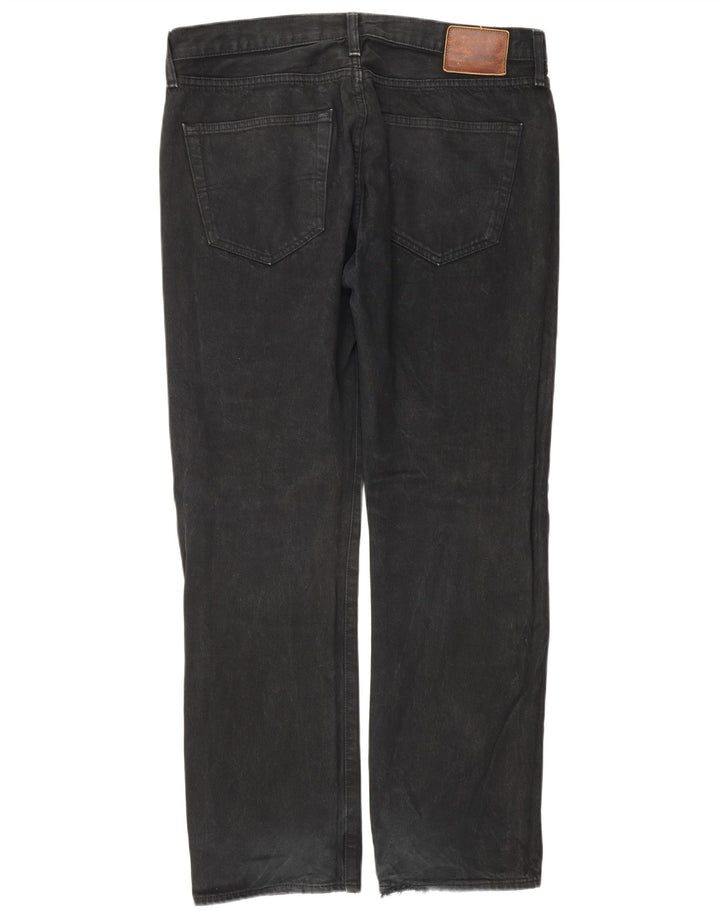 Jeans retos masculinos Levi's W36 L32 algodão preto