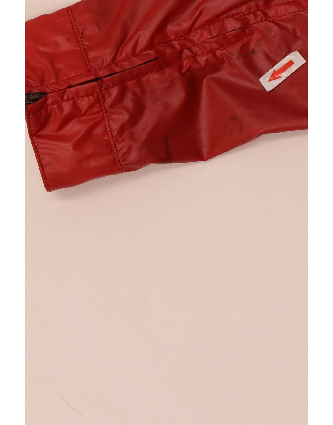 Refrigiwear Jaqueta de chuva feminina com capuz IT 38 XS poliéster vermelho