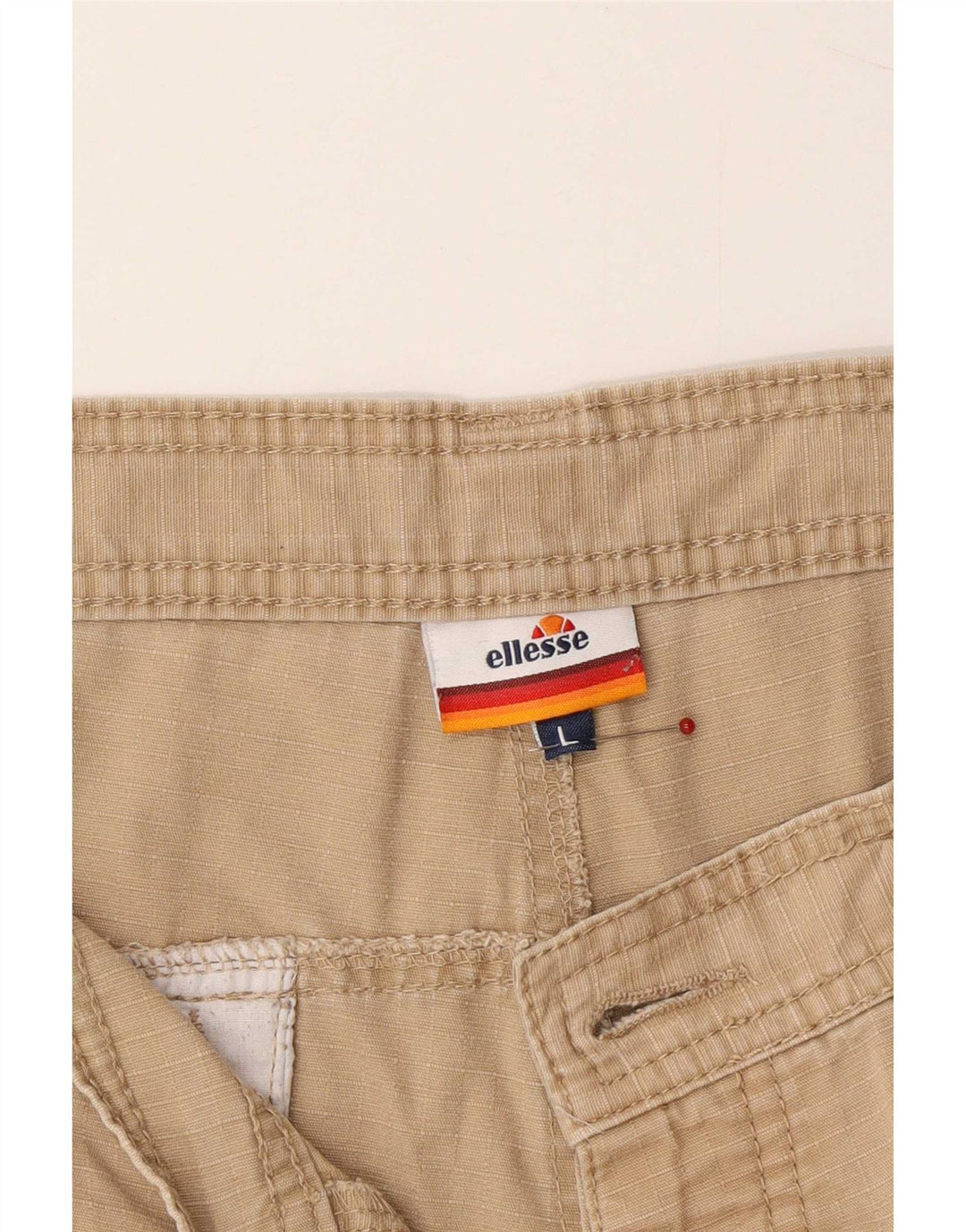 Shorts cargo masculino Ellesse grande W34 bege