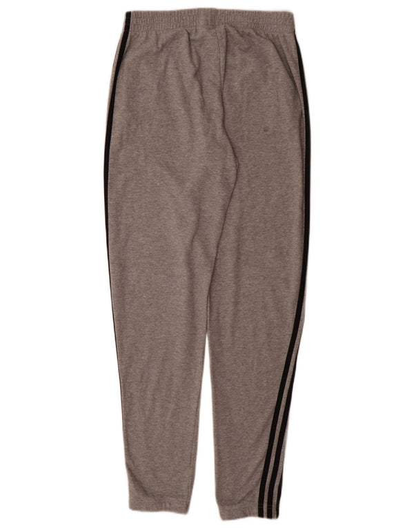 Adidas meninos calças de treino joggers 15-16 anos cinza algodão