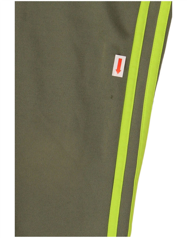 Calças de treino ADIDAS Boys Climalite 11-12 anos cáqui poliéster