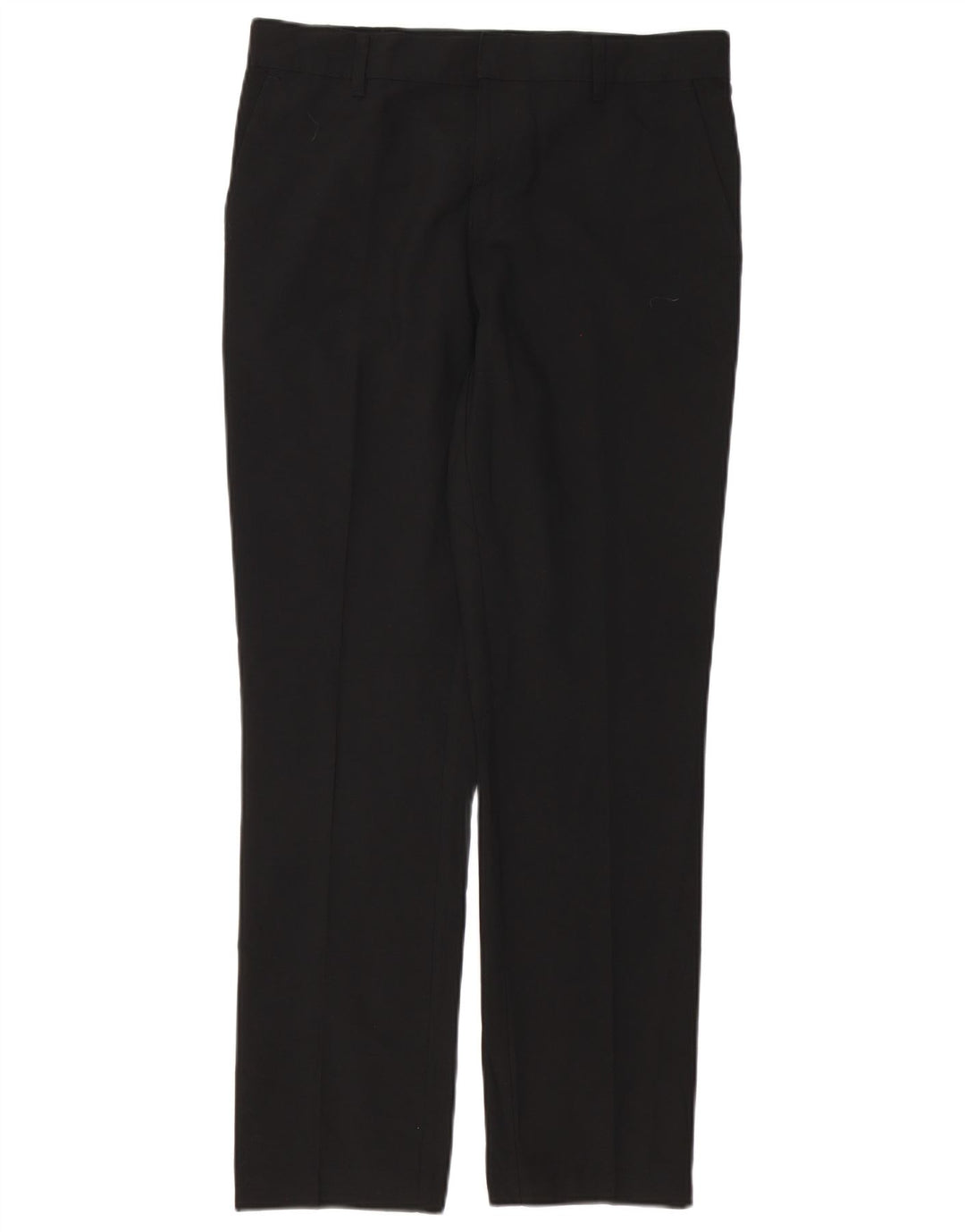 Calça Chino Reta Feminina Vintage W32 L29 Preta
