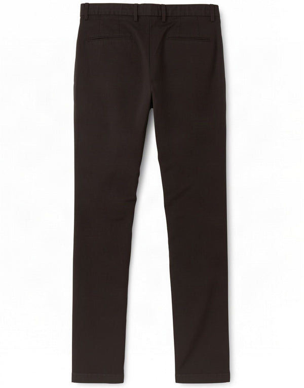 Reiss Mens Slim Chino Calças W34 L32 Algodão Preto