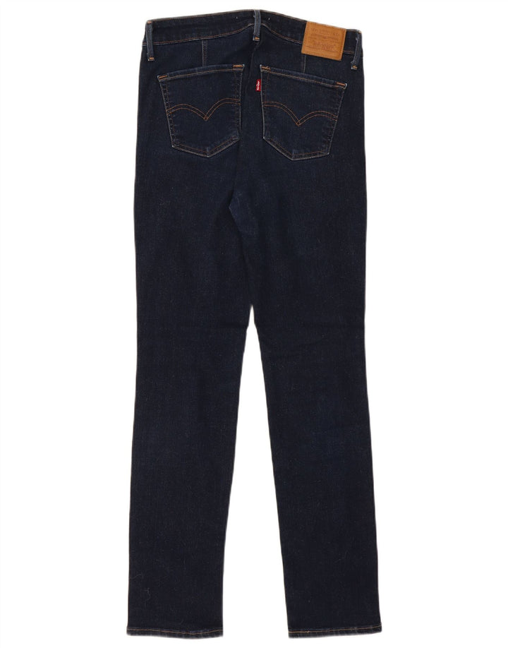 Calça jeans feminina Levi's 712 Slim W28 L30 azul marinho algodão