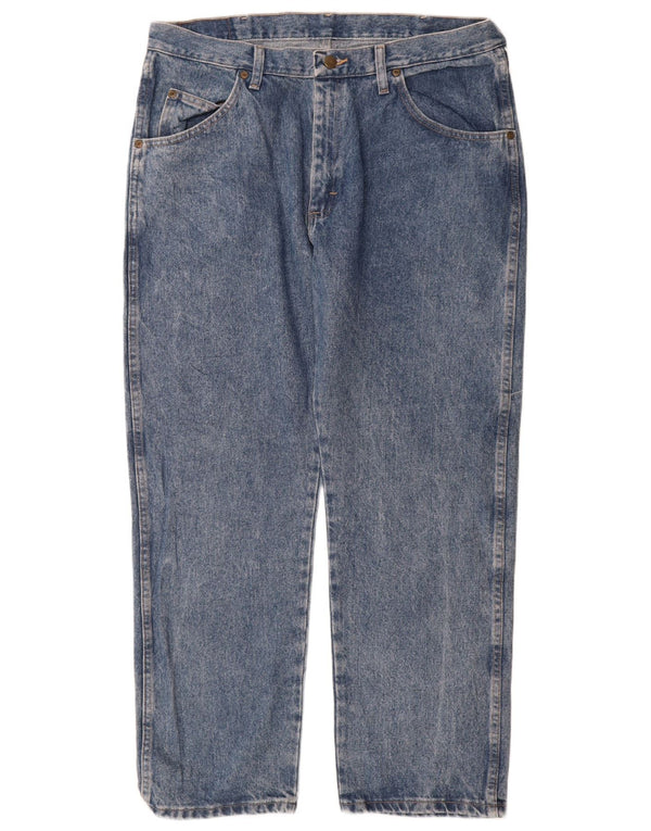 Wrangler Masculino Regular Fit Jeans Reta W36 L29 Azul