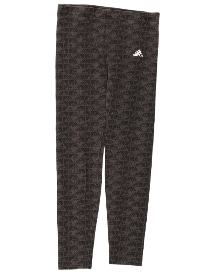 Leggings Adidas Meninas Graphic 14-15 Anos Cinzentas
