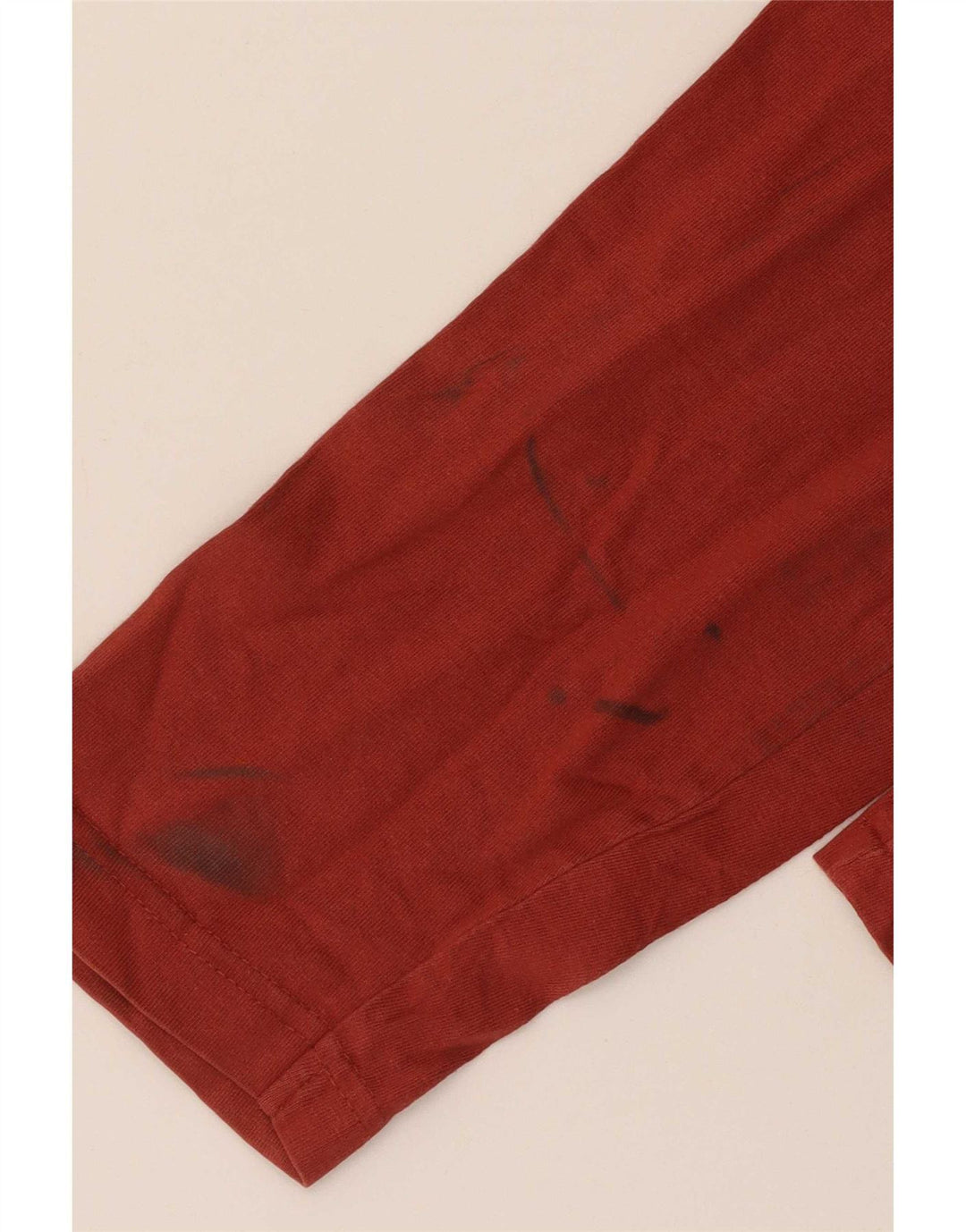 Calvin Klein Jeans Masculino Top Manga Longa Médio Algodão Vermelho