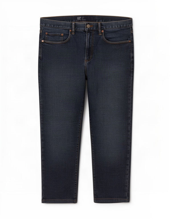 Gap Mens Slim Jeans W36 L27 Azul Marinho Algodão