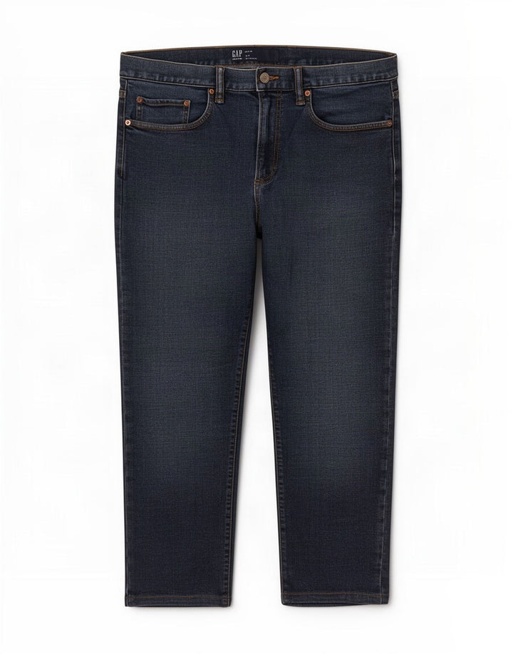 Gap Mens Slim Jeans W36 L27 Azul Marinho Algodão