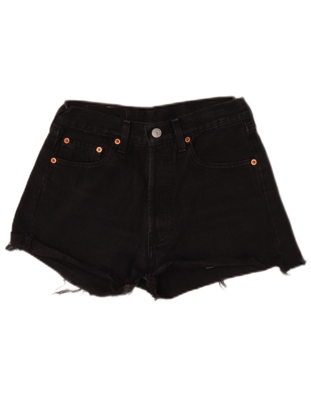 Shorts jeans feminino Levi's 501 W28 médio preto