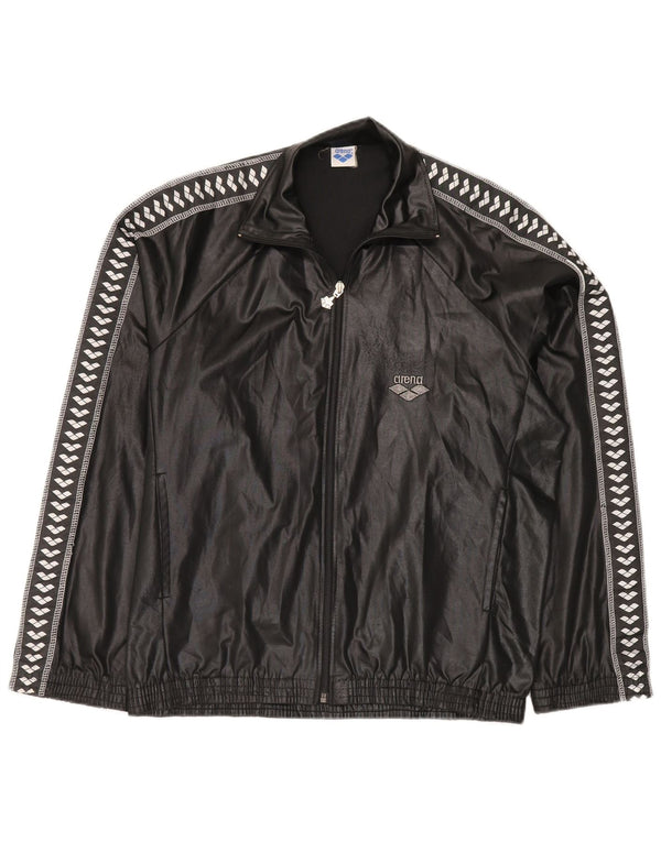 Jaqueta de treino Arena Boys Graphic Loose Fit 13-14 anos preta