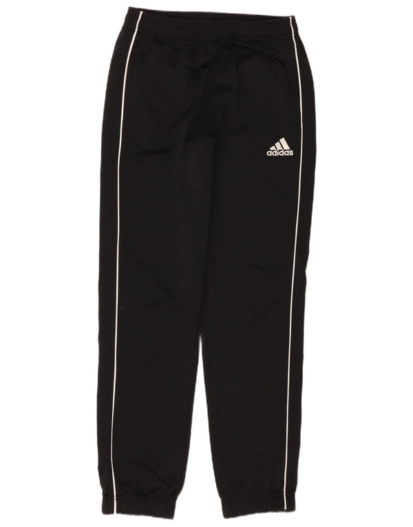 Adidas meninos calças de treino joggers 13-14 anos preto poliéster