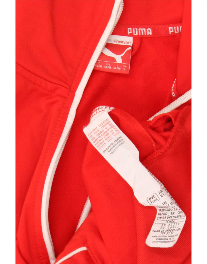 Puma Mens Tracksuit Top Jacket Pequeno Poliéster Vermelho