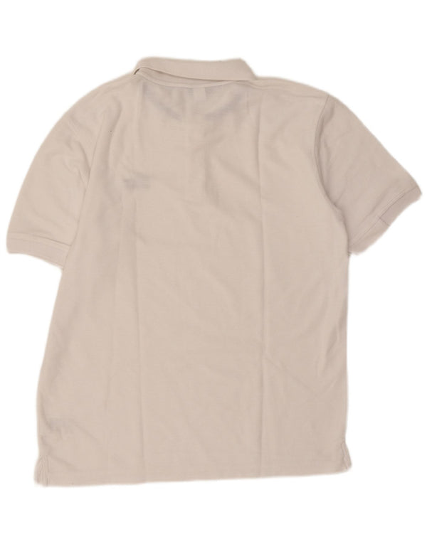 Camisa polo masculina Umbro grande poliéster branco