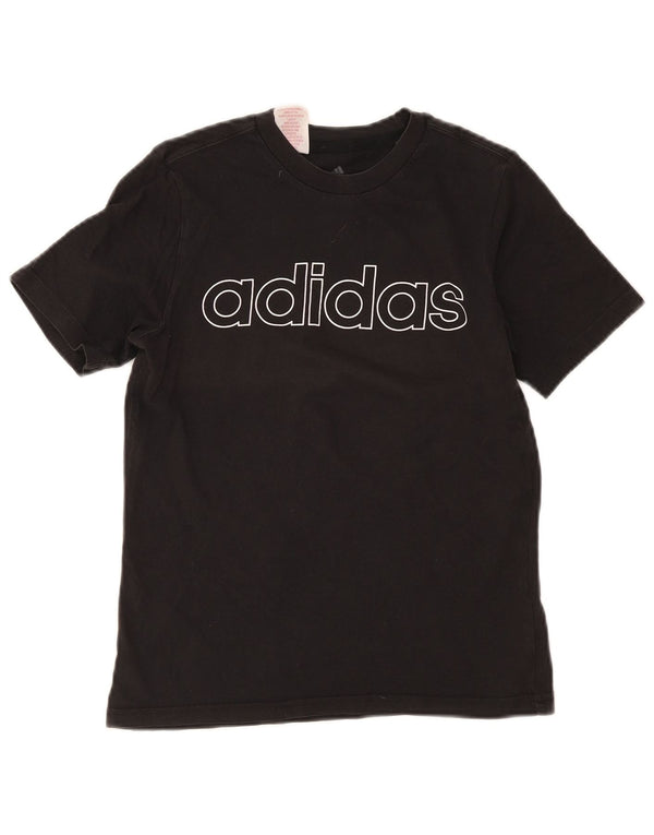 Camiseta Adidas Girls Graphic Top 11-12 Anos Algodão Preto