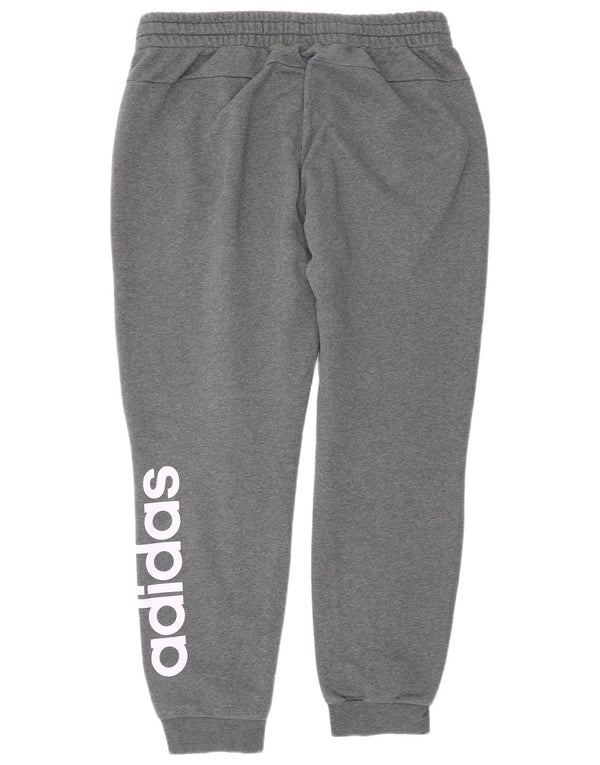 Calça Adidas Feminina Graphic Tracksuit Joggers UK 20/22 XL Cinza