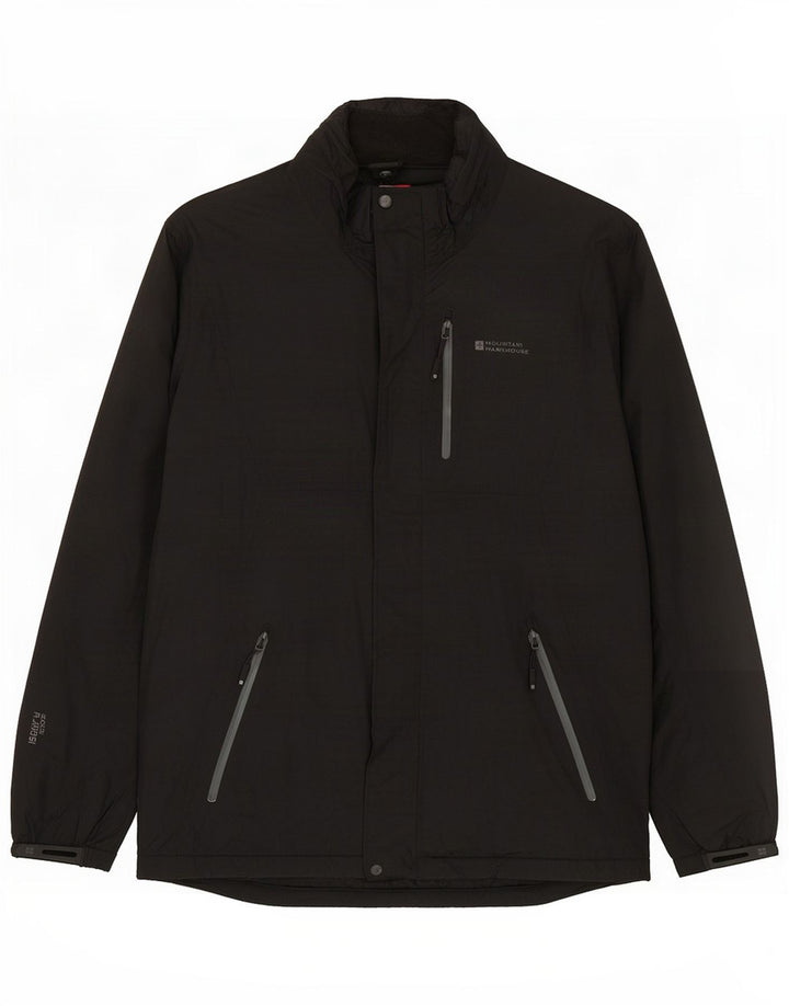 Mountain Warehouse Mens Rain Jacket UK 42 XL Poliéster Preto