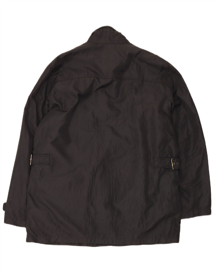 Jaqueta utilitária masculina Mabrun UK 42 XL poliéster preto