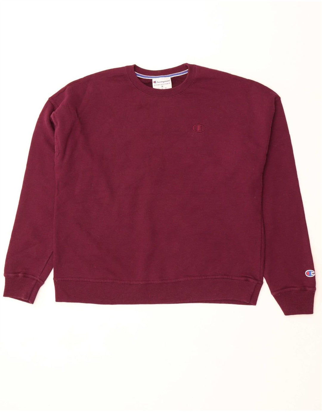 CHAMPION moletom feminino jumper UK 14 médio marrom algodão
