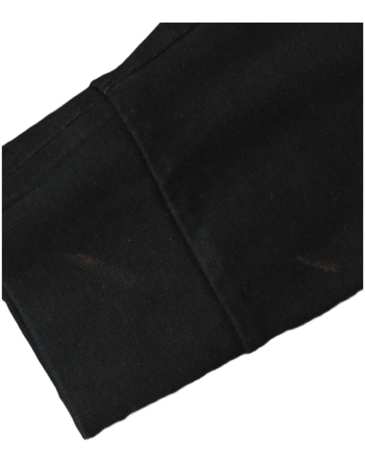 Dkny Mens Treino Top Jaqueta Médio Preto Colorblock Algodão