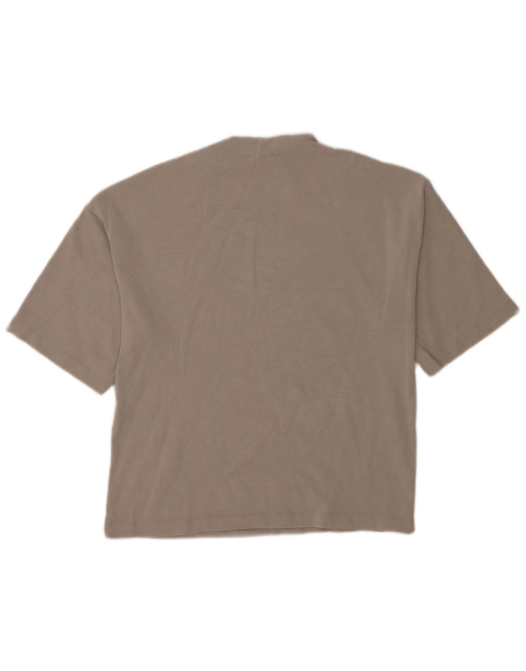 Camiseta feminina grande Zara UK 10 pequena cinza