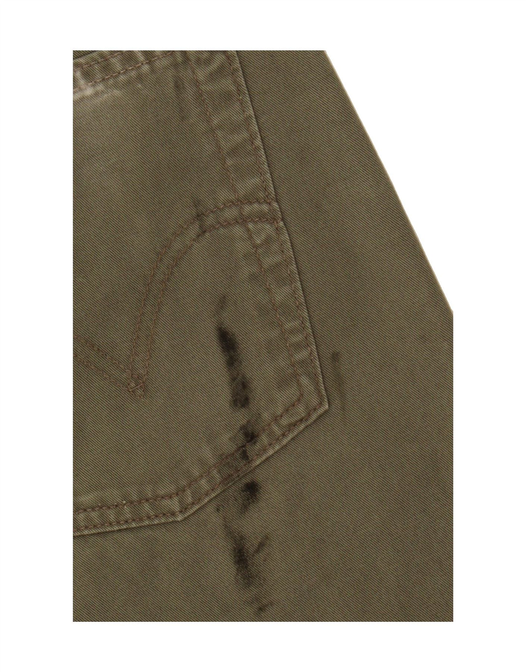 LEVI'S Mens 581 Straight Casual Trousers W34 L29 Green Cotton Vintage Levi's and Second-Hand Levi's from Messina Hembry 