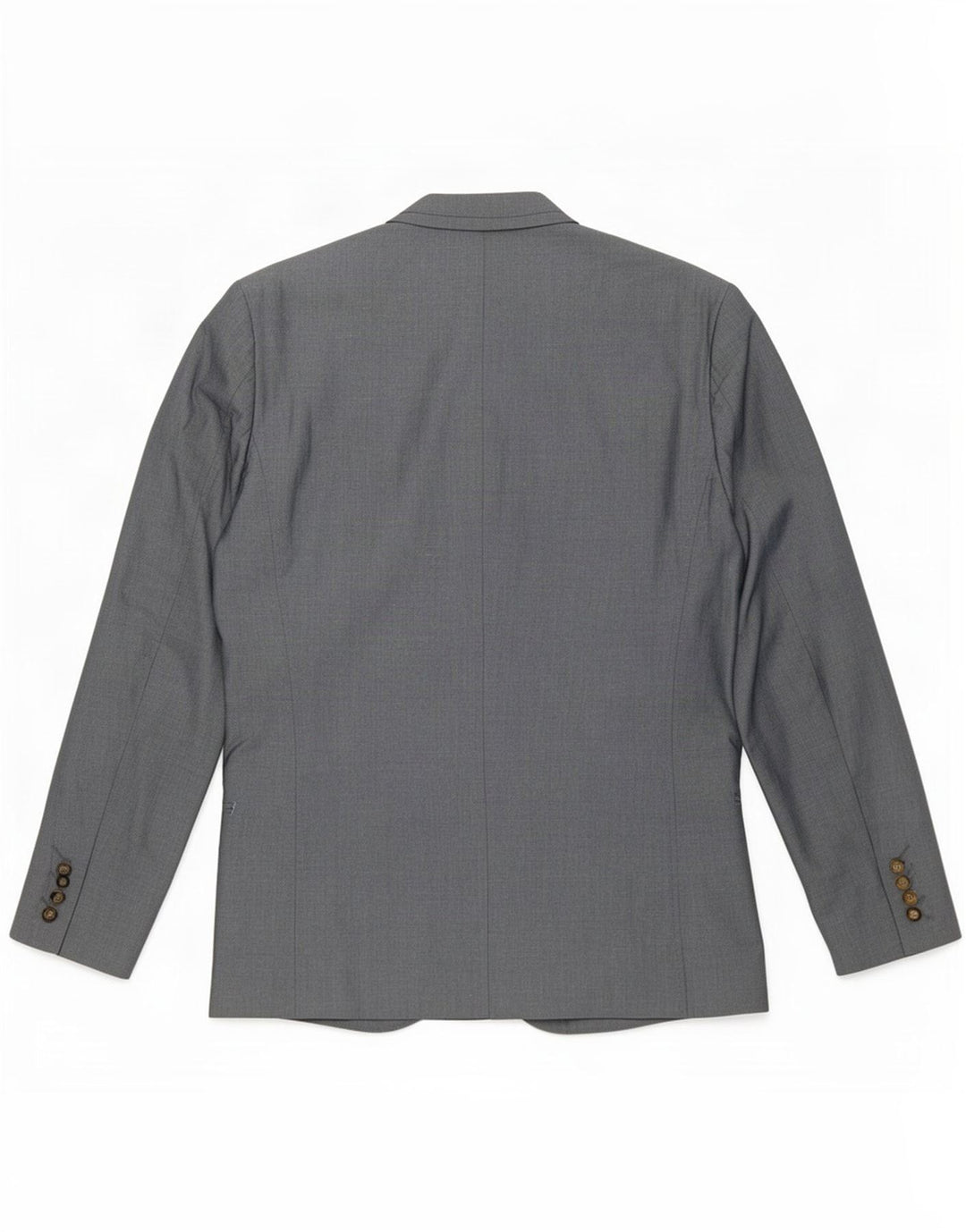 Jaqueta blazer masculina Ted Baker com 2 botões Reino Unido 40 grande algodão cinza