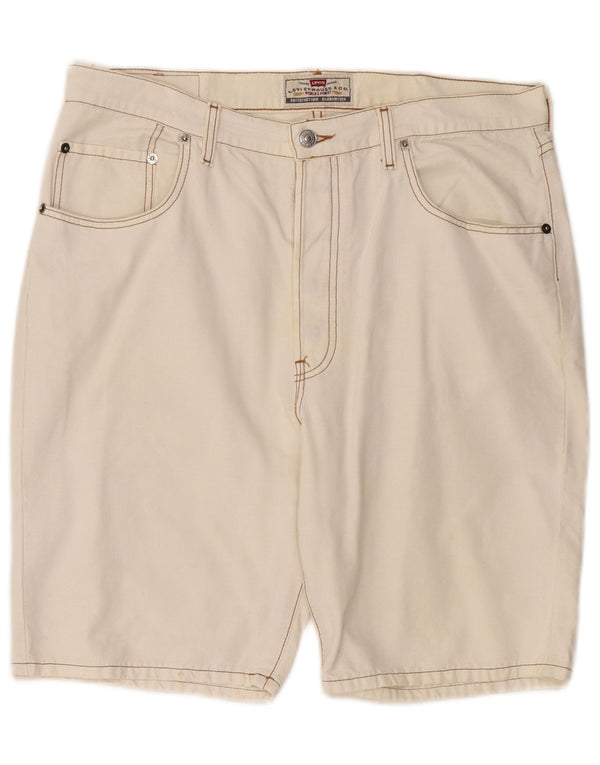 Shorts casual masculino Levi's W36 grande off white