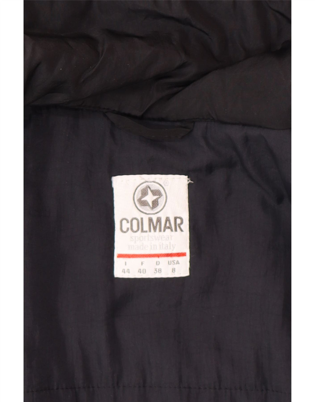 Colmar Casaco feminino acolchoado com capuz e grandes dimensões IT 44 médio preto