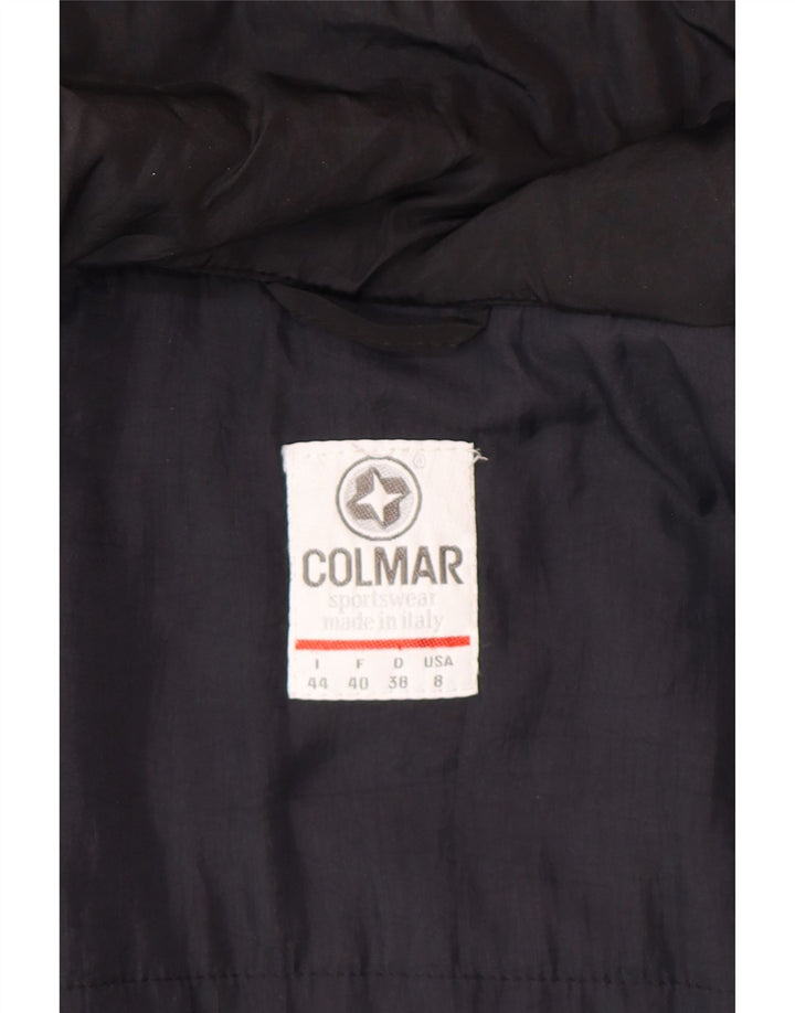 Colmar Casaco feminino acolchoado com capuz e grandes dimensões IT 44 médio preto
