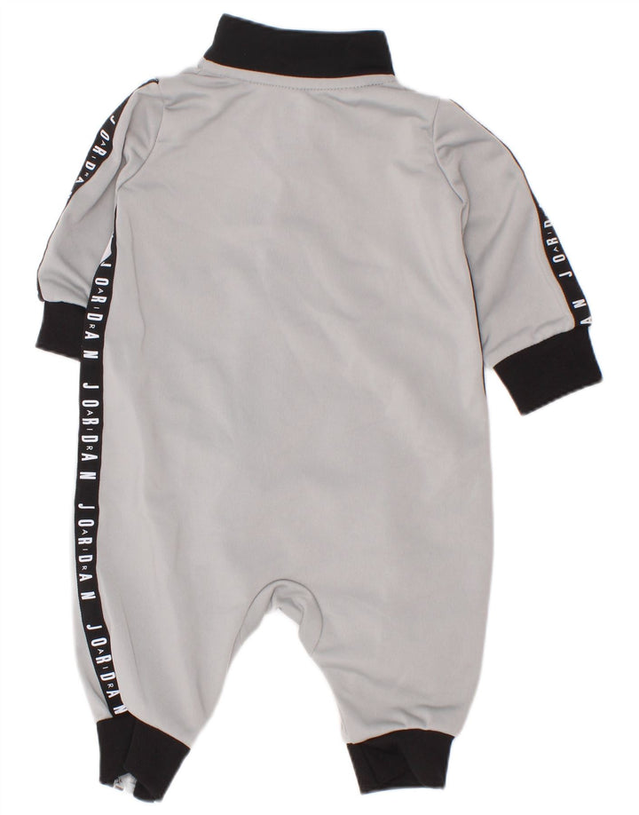 Macacão gráfico Jordan bebê menino 3-6 meses cinza colorblock poliéster