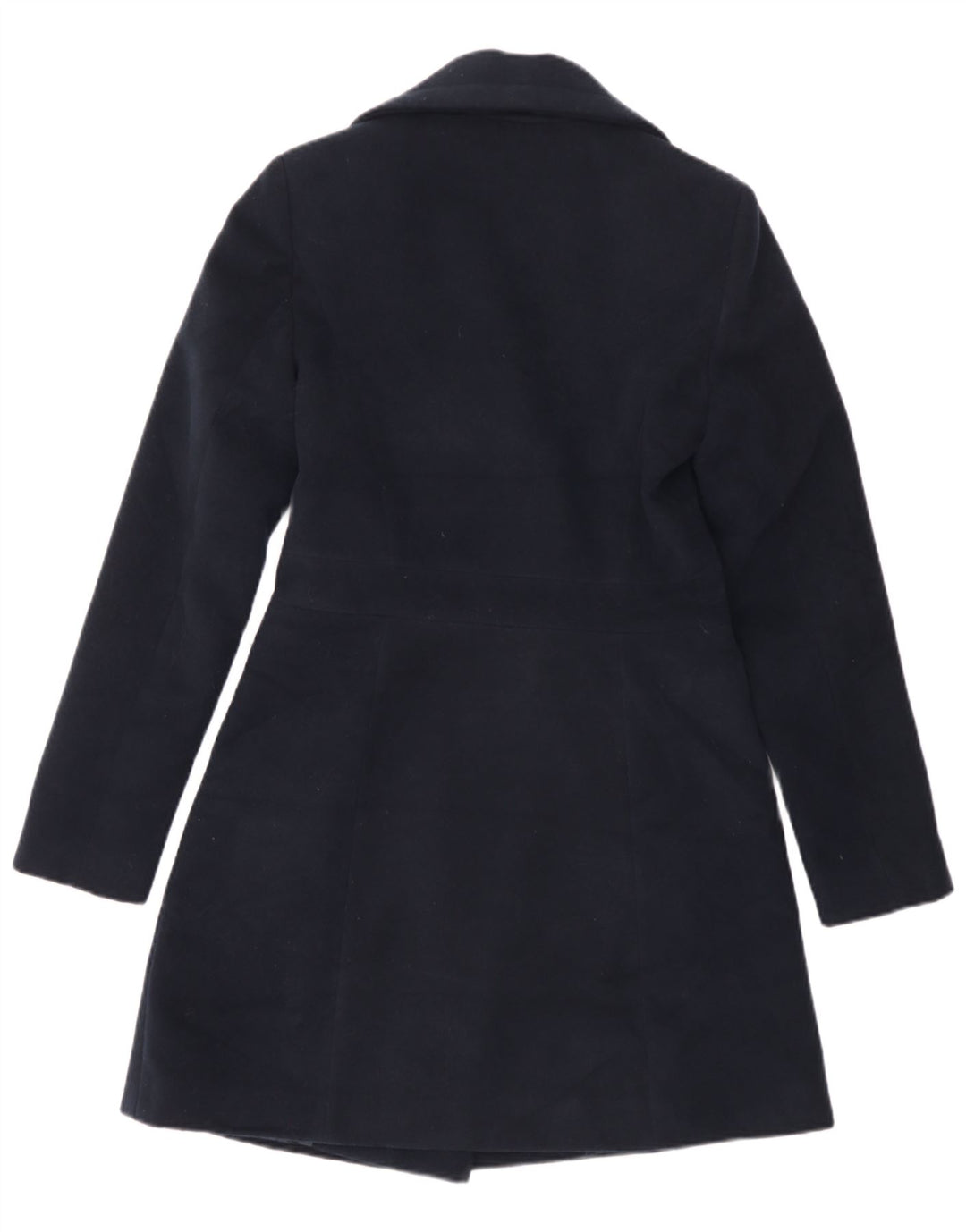 Sobretudo feminino Oasis com peito duplo UK 6 XS azul marinho poliéster