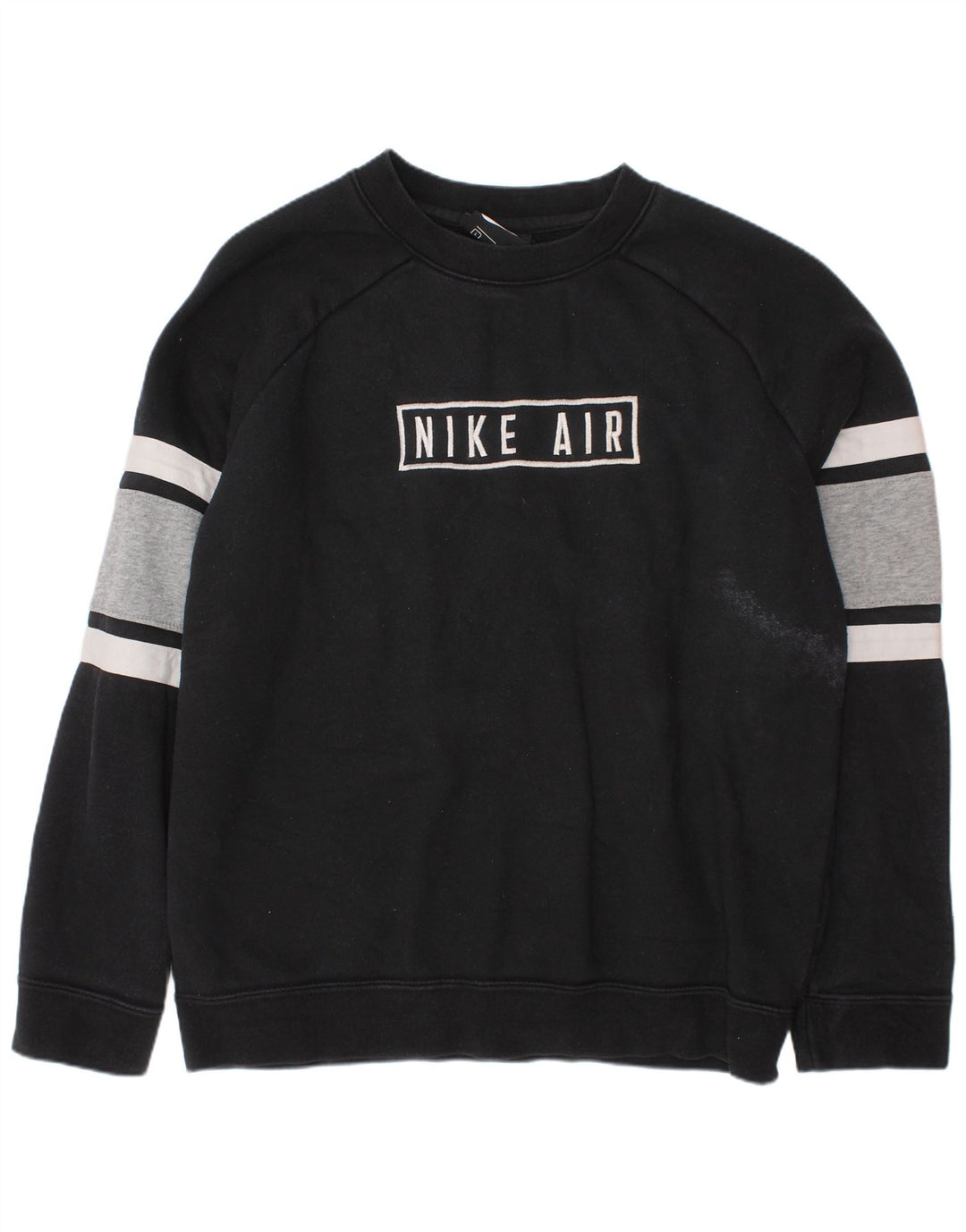 Moletom gráfico Nike Boys Jumper 12-13 anos grande bloco colorido preto